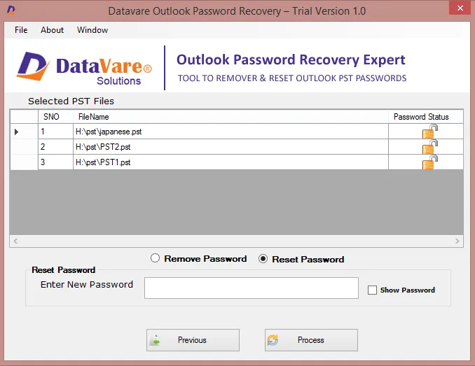 Outlook Password Recovery Expert Software