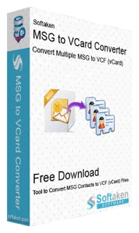 Softaken MSG to VCF Converter